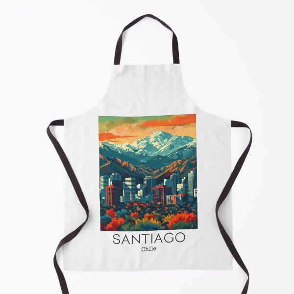 Item preview, A Vintage Travel Illustration of Santiago - Chile  designed and sold by GoodOldVintage.