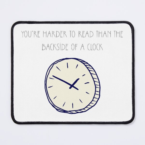 Item preview, Funny Saying - Clock designed and sold by Flibberdip.