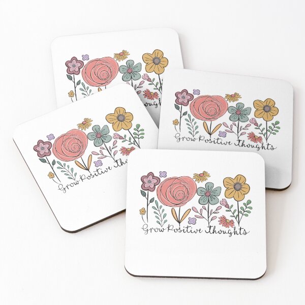 Item preview, Grow Positive Thoughts Flowers, Plant Lover, Mental Health, ABA Therapist, Speech Therapy, BCBA, Positive Affirmation, Growth Mindset designed and sold by behindthefacts.