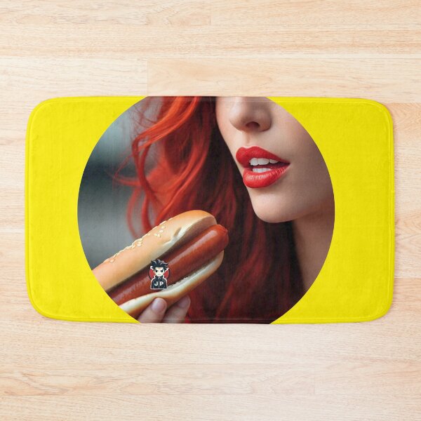 Item preview, Girl Eating Hotdog designed and sold by Jese345.