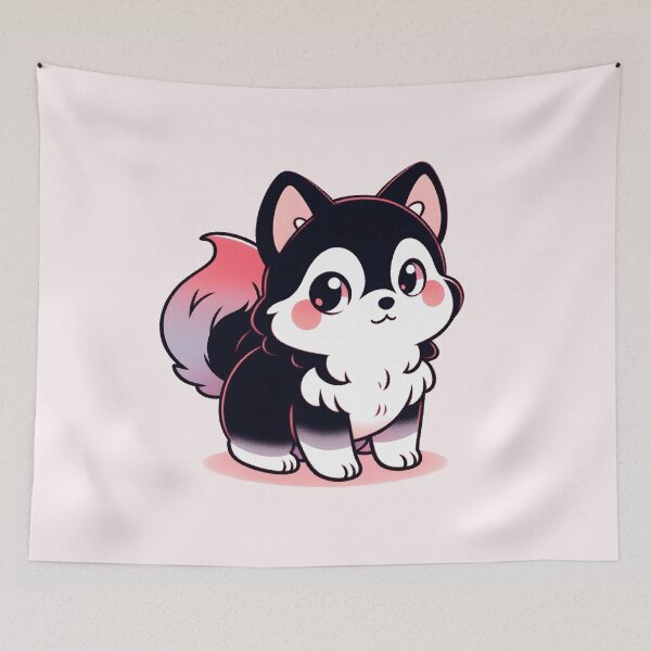 Item preview, Japanese Wolf designed and sold by Anna Halasek.