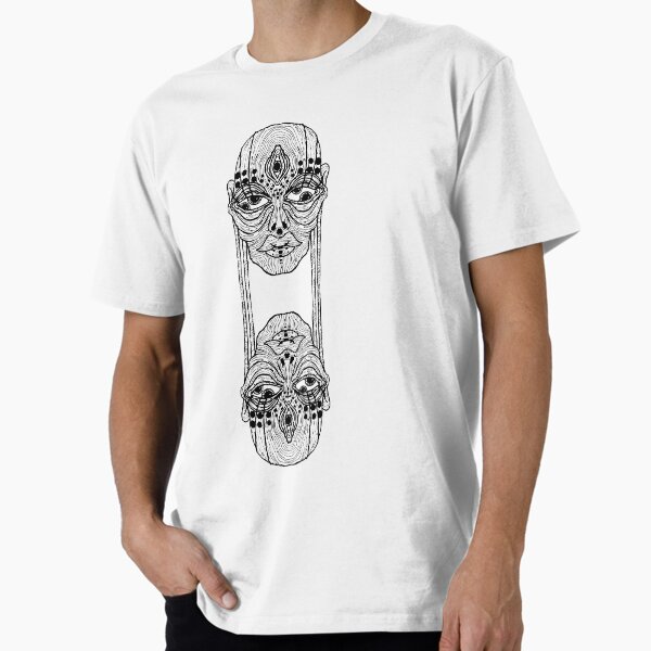 psychodelic tribal face | clothing Premium T-Shirt