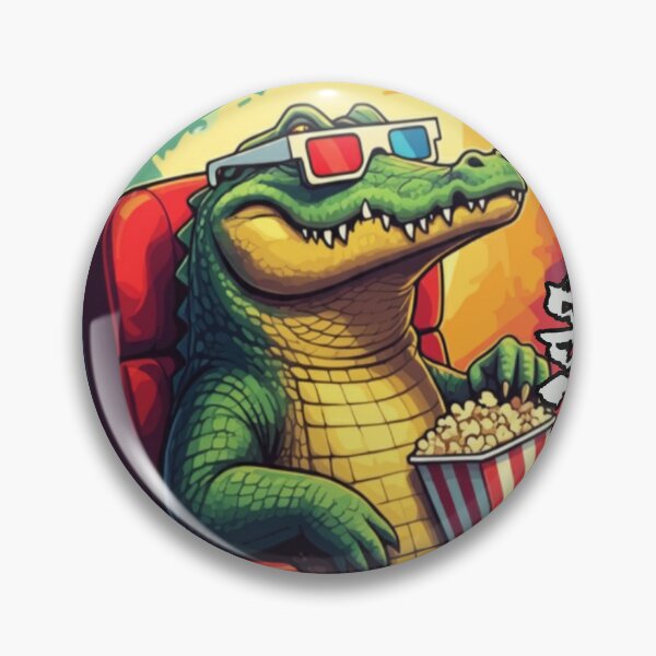 Item preview, Crocodile at the Movies designed and sold by CoolEnthusias.