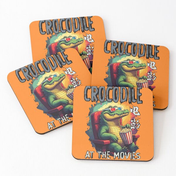 Item preview, Crocodile at the Movies designed and sold by CoolEnthusias.