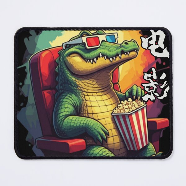 Item preview, Crocodile at the Movies designed and sold by CoolEnthusias.