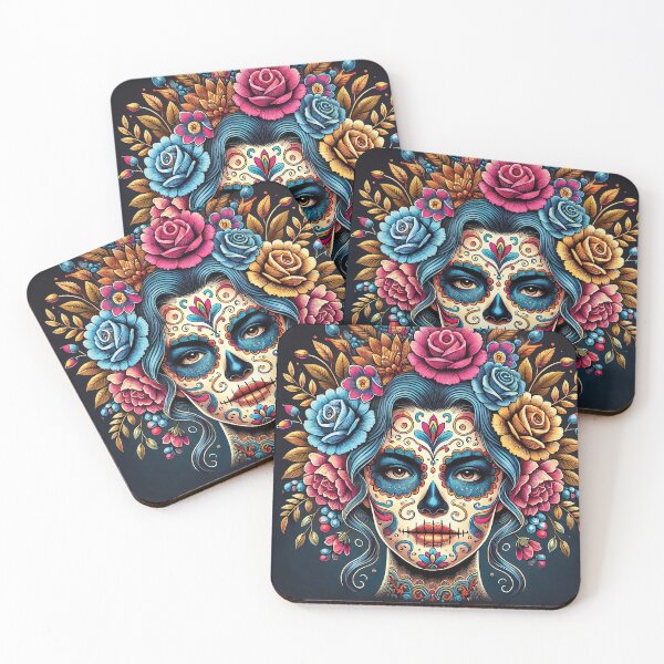 Item preview, Enigmatic Beauty: A Day of the Dead Celebration designed and sold by Gold Turtle  Lina.
