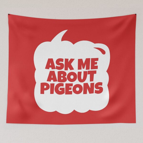 Item preview, Ask Me About Pigeons designed and sold by MaryAller.
