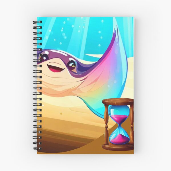 Item preview, Manta ray in search of the hourglass. designed and sold by Ciervo Primavera.
