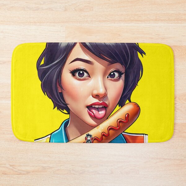 Item preview, Girl Eating Sausage designed and sold by Jese345.
