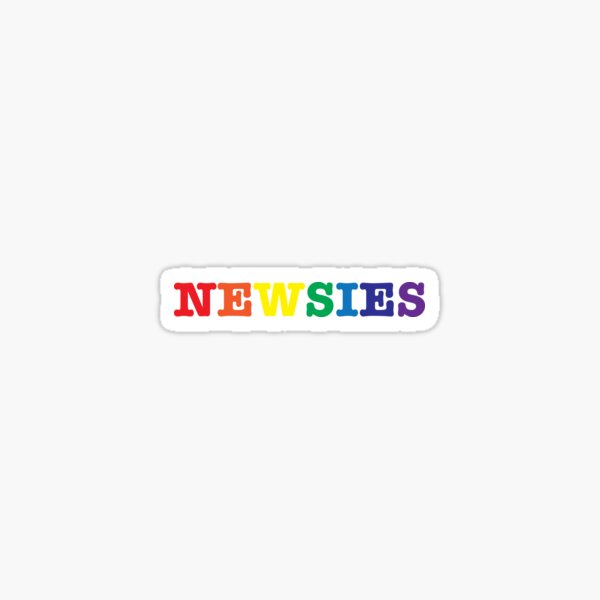 Newsies Logo Stickers Redbubble