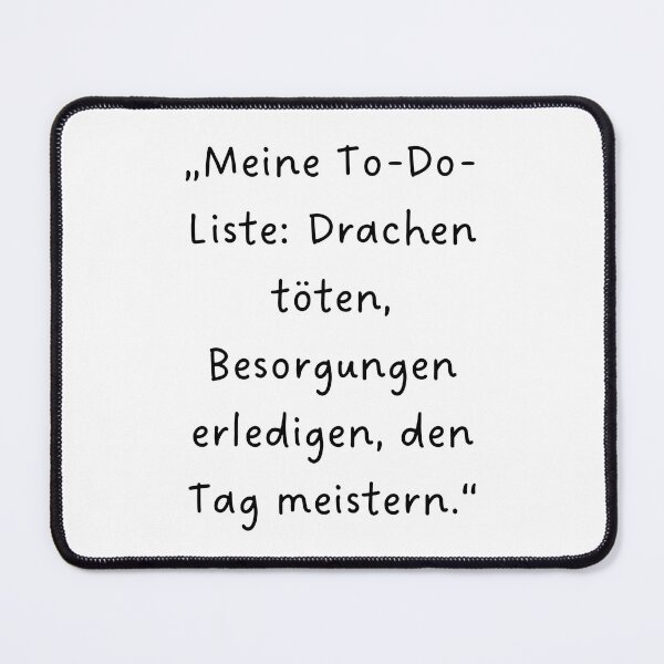 Item preview, “Meine To-Do-Liste: Drachen töten, Besorgungen erledigen, den Tag meistern.” | Handwritten-Style Font | Minimalistic designed and sold by RM-Journey.