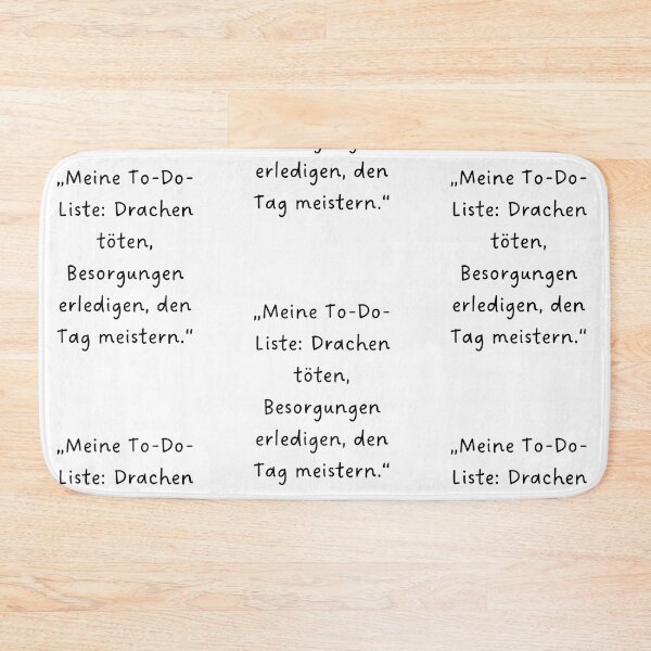 Item preview, “Meine To-Do-Liste: Drachen töten, Besorgungen erledigen, den Tag meistern.” | Handwritten-Style Font | Minimalistic designed and sold by RM-Journey.