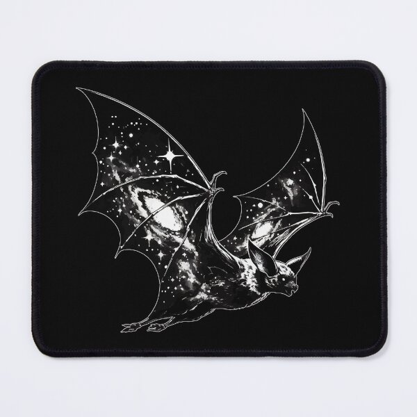 Item preview, Monochromatic Galaxy Vampire Bat designed and sold by TomFrontierArt.