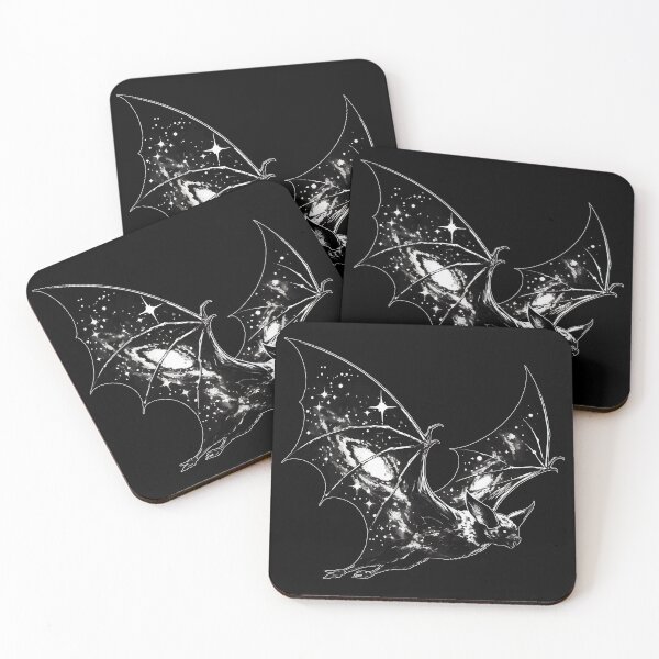 Item preview, Monochromatic Galaxy Vampire Bat designed and sold by TomFrontierArt.