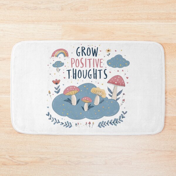 Item preview, Grow Positive Thoughts Mushroom, Mental Health, ABA Therapist, Speech Therapy, BCBA, Positive Affirmation, Growth Mindset designed and sold by behindthefacts.
