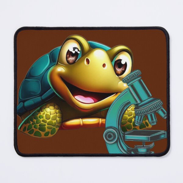 Item preview, Turtle with microscope. designed and sold by Ciervo Primavera.