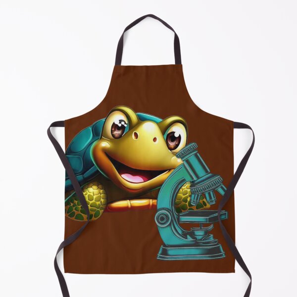 Item preview, Turtle with microscope. designed and sold by Ciervo Primavera.