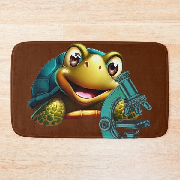 Item preview, Turtle with microscope. designed and sold by Ciervo Primavera.
