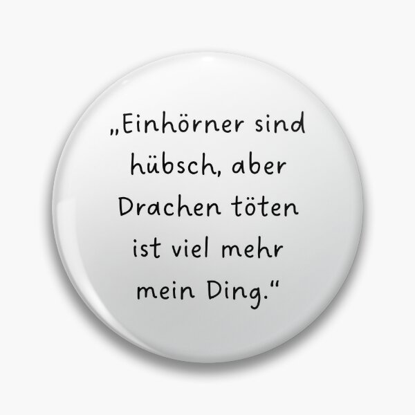Item preview, “Einhörner sind hübsch, aber Drachen töten ist viel mehr mein Ding.” | Handwritten-Style Font | Minimalistic designed and sold by RM-Journey.