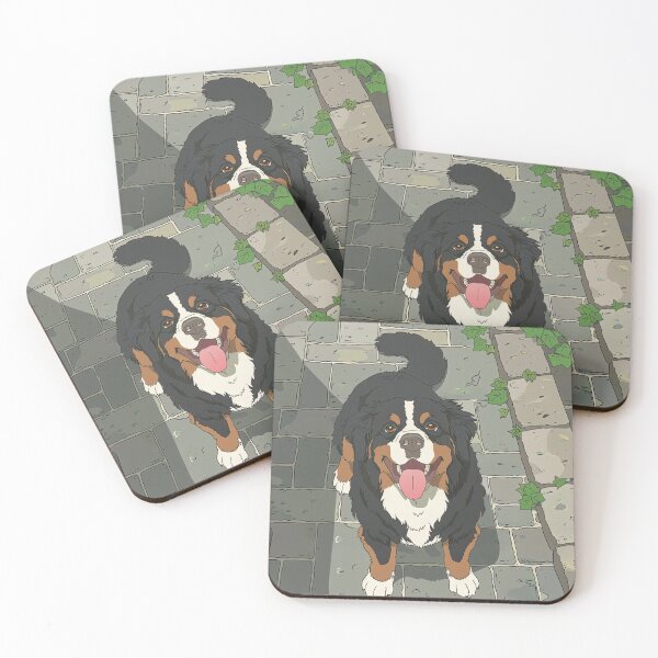Item preview, Bernese Mountain dog  | Anime style designed and sold by ComicsFactory.