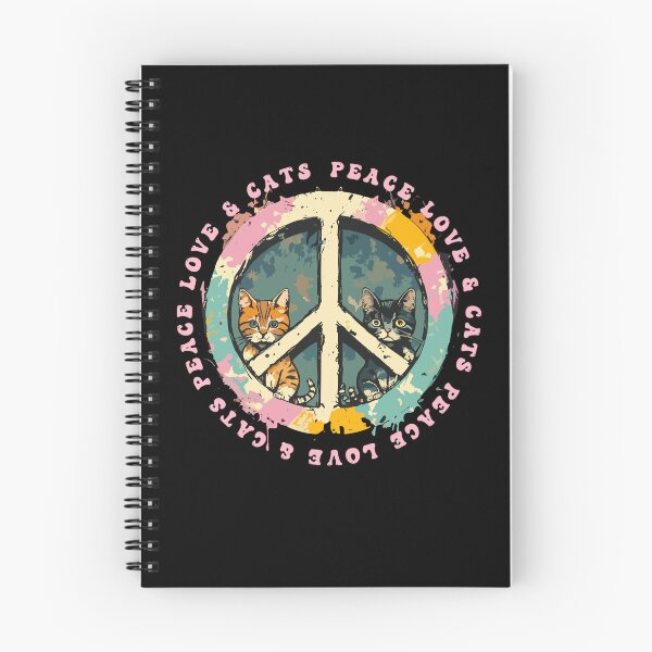 Item preview, Peace Love Cats T Shirt designed and sold by PetSafari.