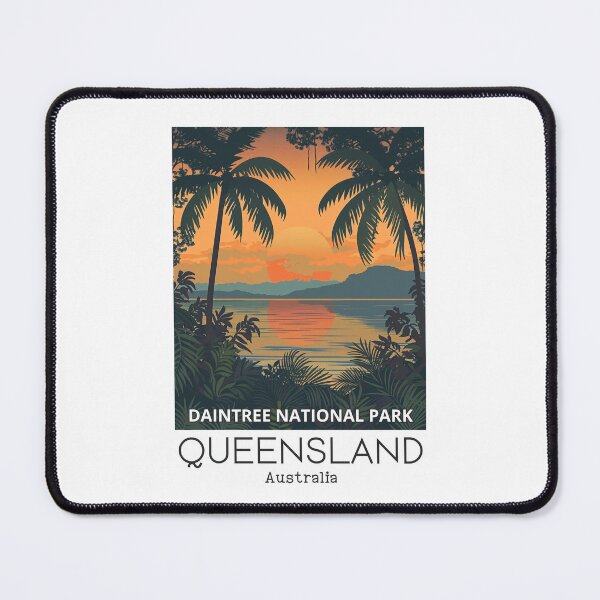 Item preview, A Vintage Travel Illustration of Daintree National Park - Queensland - Australia  designed and sold by GoodOldVintage.
