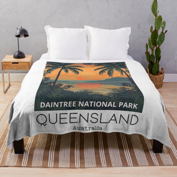 Item preview, A Vintage Travel Illustration of Daintree National Park - Queensland - Australia  designed and sold by GoodOldVintage.
