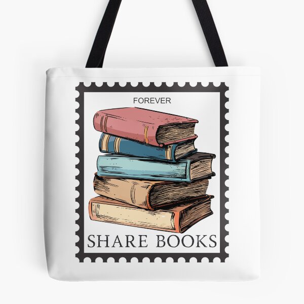 Item preview, Share Books Forever Stamp designed and sold by weedaisy.