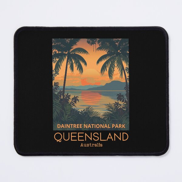 Item preview, A Vintage Travel Illustration of Daintree National Park - Queensland - Australia  designed and sold by GoodOldVintage.