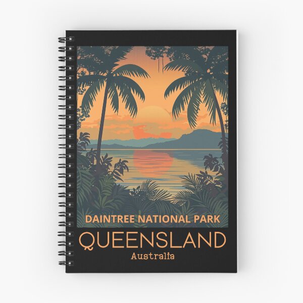 Item preview, A Vintage Travel Illustration of Daintree National Park - Queensland - Australia  designed and sold by GoodOldVintage.