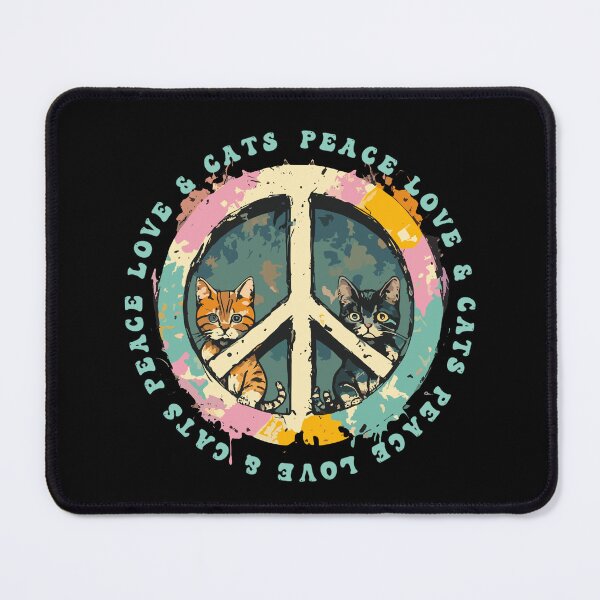 Item preview,  Peace Love Cats T Shirt designed and sold by PetSafari.