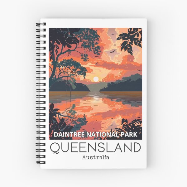 Item preview, A Vintage Travel Illustration of Daintree National Park - Queensland - Australia  designed and sold by GoodOldVintage.