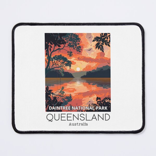 Item preview, A Vintage Travel Illustration of Daintree National Park - Queensland - Australia  designed and sold by GoodOldVintage.