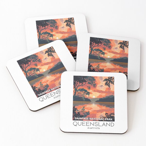 Item preview, A Vintage Travel Illustration of Daintree National Park - Queensland - Australia  designed and sold by GoodOldVintage.
