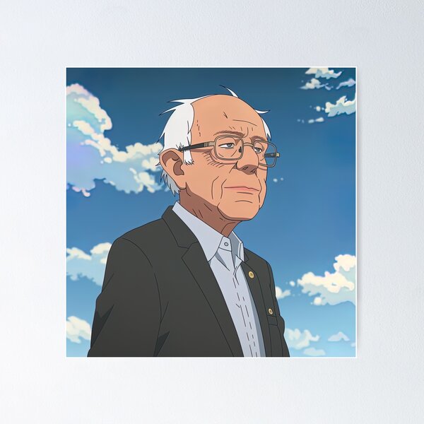 Item preview, Bernie Sanders | Anime style designed and sold by ComicsFactory.