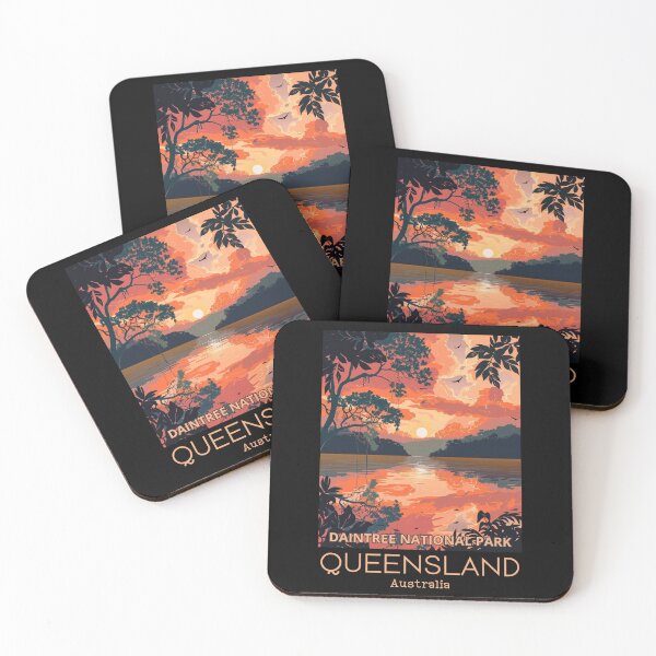 Item preview, A Vintage Travel Illustration of Daintree National Park - Queensland - Australia  designed and sold by GoodOldVintage.