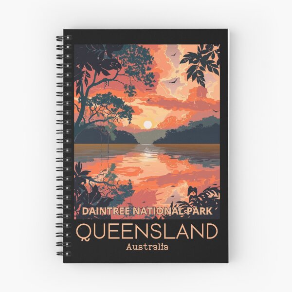 Item preview, A Vintage Travel Illustration of Daintree National Park - Queensland - Australia  designed and sold by GoodOldVintage.