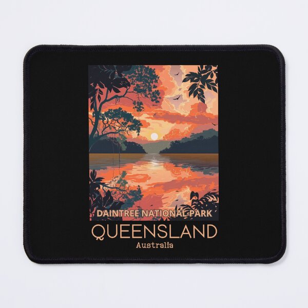 Item preview, A Vintage Travel Illustration of Daintree National Park - Queensland - Australia  designed and sold by GoodOldVintage.