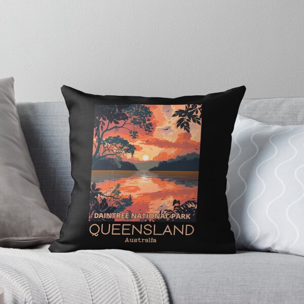Item preview, A Vintage Travel Illustration of Daintree National Park - Queensland - Australia  designed and sold by GoodOldVintage.