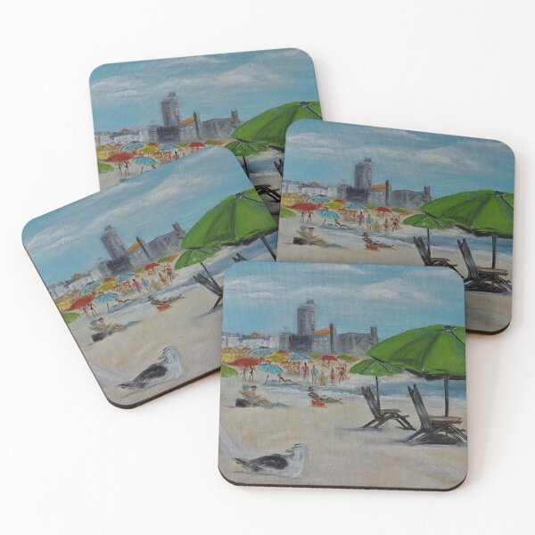 Item preview, Looking at Asbury Park - Original Oil on Canvas designed and sold by Jamie  Taylor.
