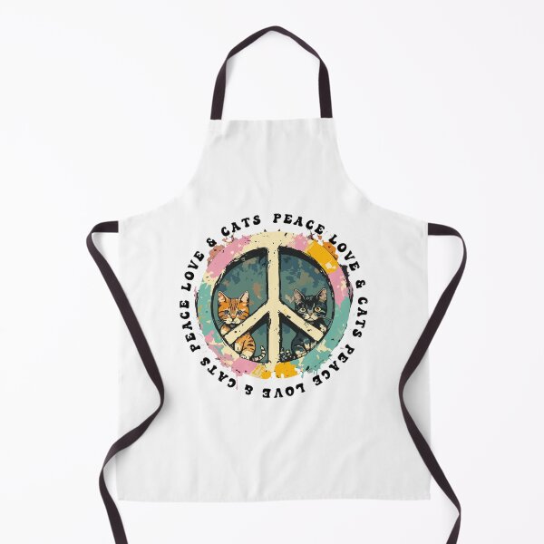 Item preview, Peace Love Cats Sticker designed and sold by PetSafari.