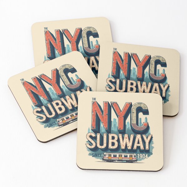Item preview, New York Subway NYC Subway Train designed and sold by MayaDelaye.