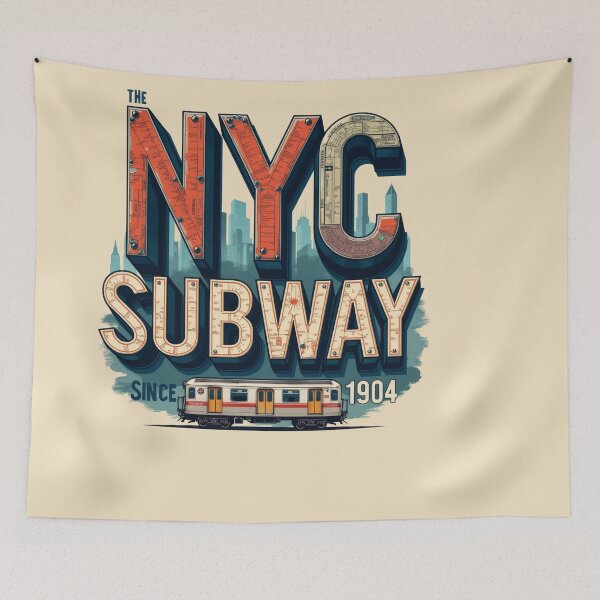 Item preview, New York Subway NYC Subway Train designed and sold by MayaDelaye.