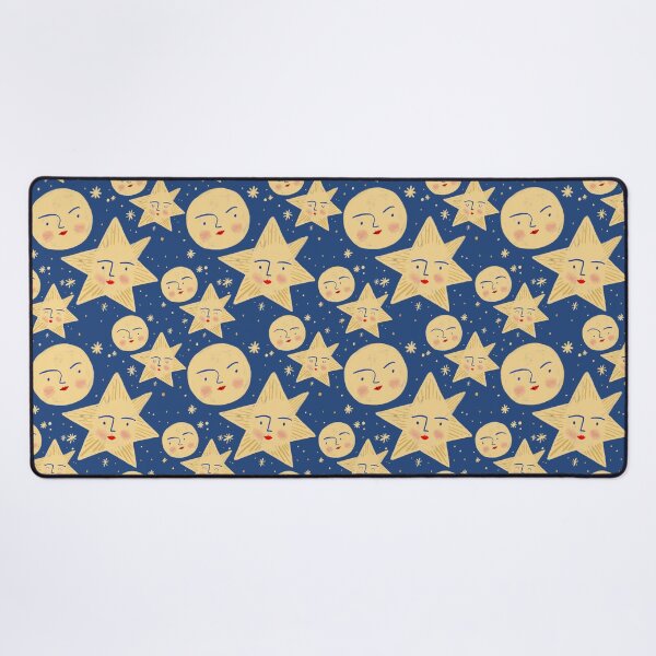 Item preview, Retro 90s Celestial Moon and Star Pattern by Illustrator Jemma Jamie SKidmore  designed and sold by Jemma Jamie Skidmore.