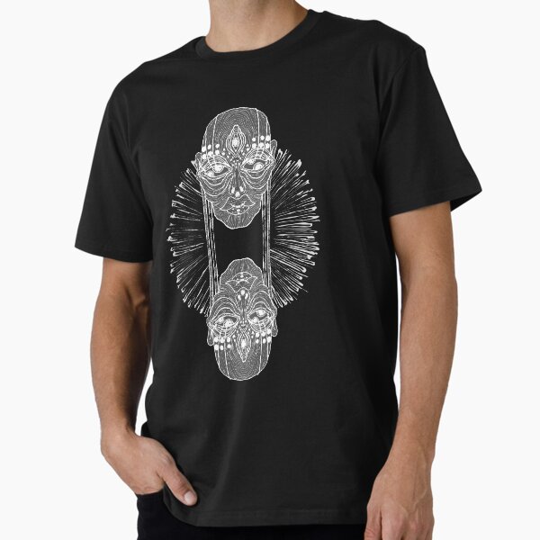 psychodelic tribal face | clothing Premium T-Shirt