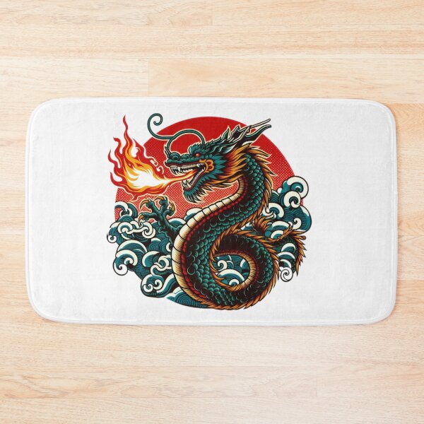 Item preview, Fire Shock dragon breathing fire vintage designed and sold by Expressions-Sel.