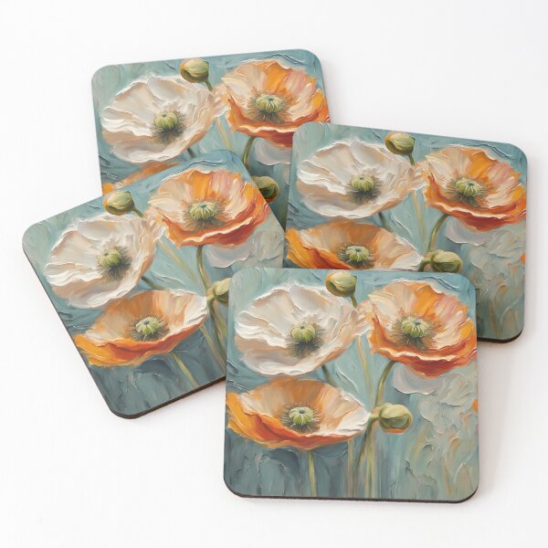Artikelvorschau, Impasto Isländische Mohnblumen entworfen und verkauft von Glimmersmith.