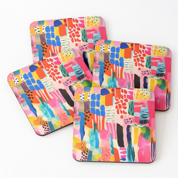 Item preview, Vibrantly Colorful Trendy Abstract Designs Modern Art designed and sold by DEC02.
