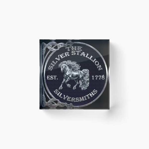 Item preview, the Silver Stallion Silversmiths designed and sold by Foxlindesigns.