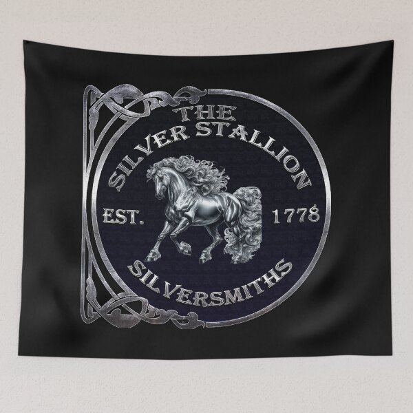 Item preview, the Silver Stallion Silversmiths designed and sold by Foxlindesigns.